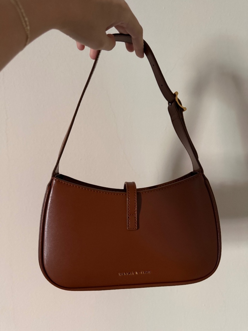 Charles & Keith Brown Shoulder bag
